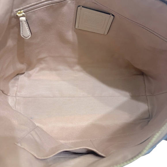 Coach Ava Tote‎ Bag in Signature Khaki Saddle F39589 - Picture 14 of 16